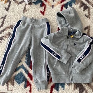 Polo toddler sweat suit